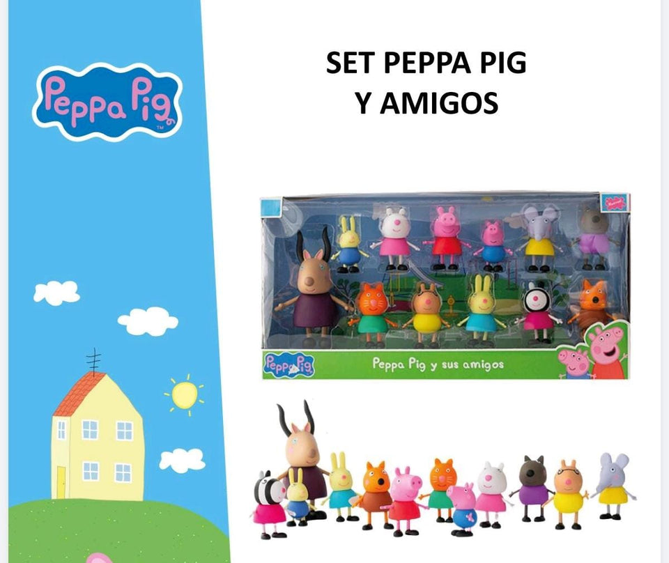 Set Peppa Pig y sus Amigos (12UNDS)